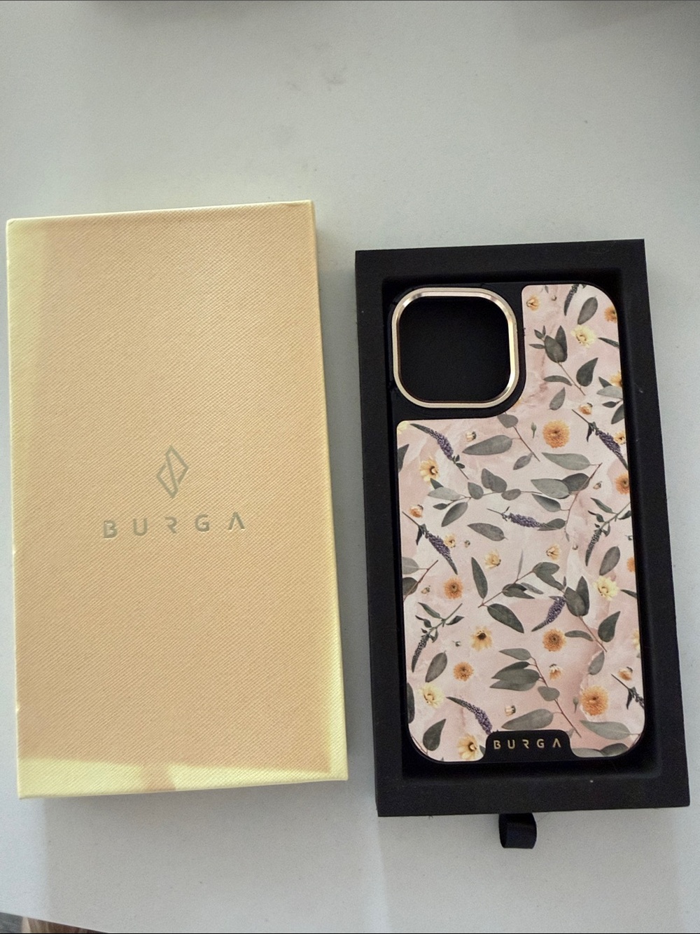 Burga iPhone 13 Pro Max elite gold case - su day brunch